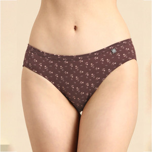 Women Pack of 2 Assorted Pure Cotton Printed Bikini Briefs